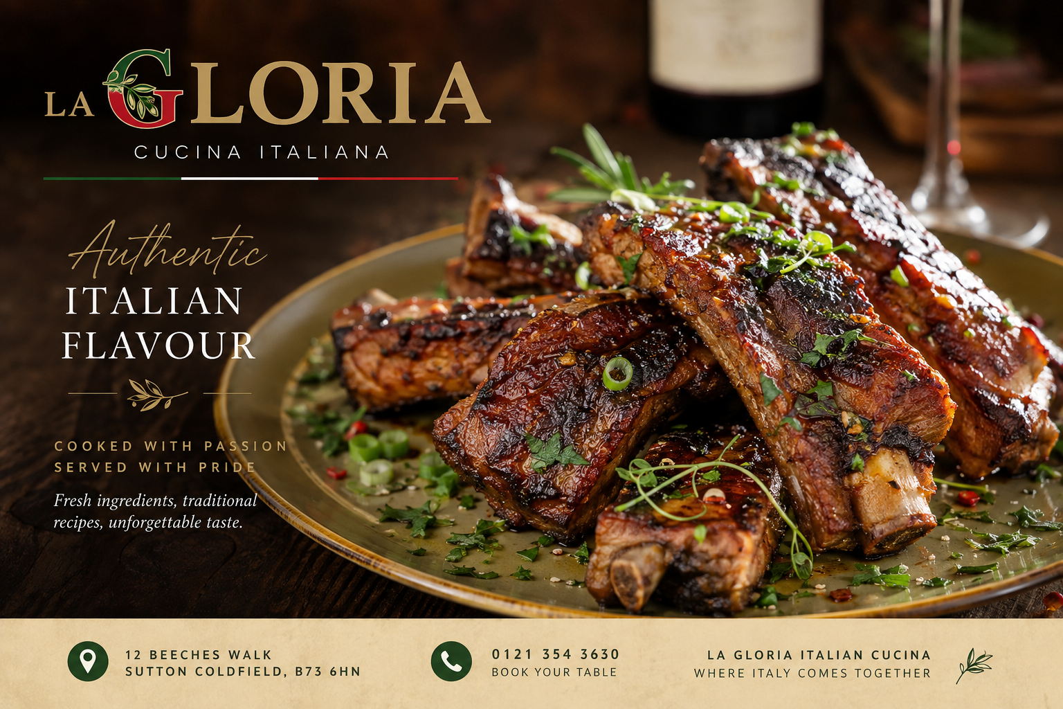 Costine di maiale al forno