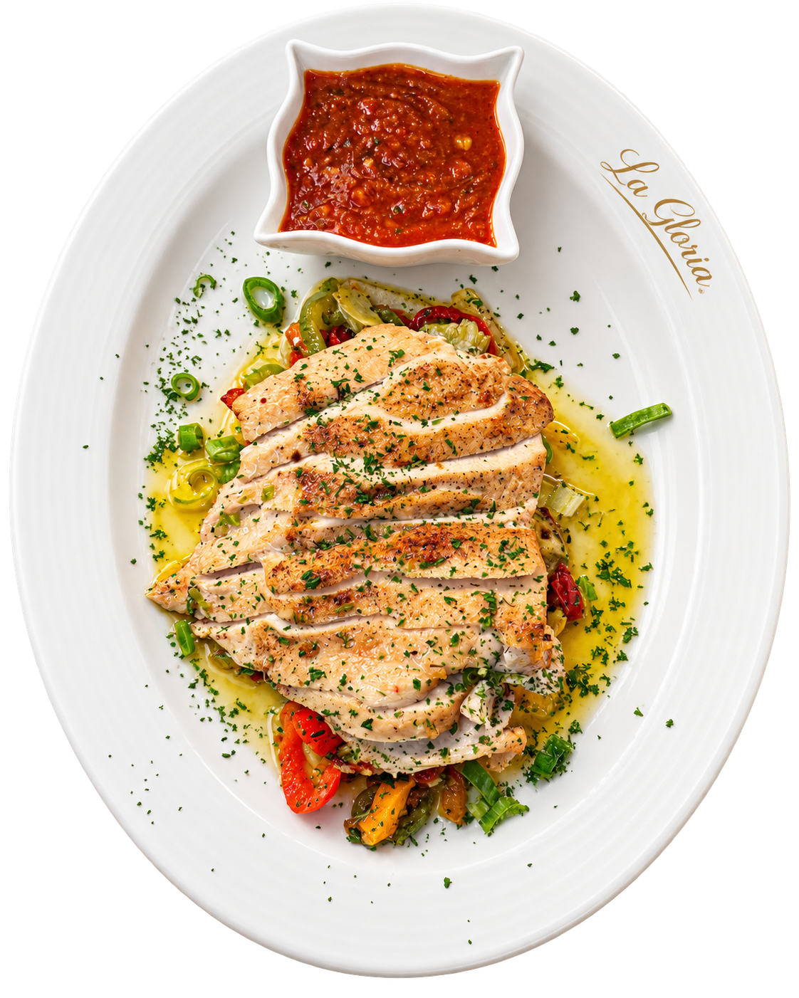 POLLO ALLA GRIGLIA CON PEPERONATA